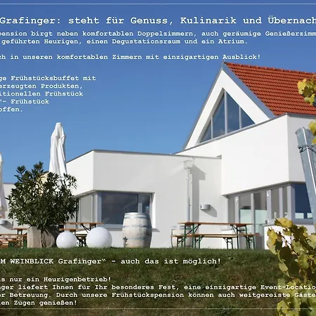 Panzió Weinblick Grafinger Stein bei Loipersdof