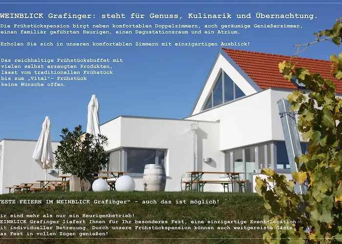 Panzió Weinblick Grafinger Stein bei Loipersdof